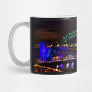 Newcastle Quayside At Night Mug